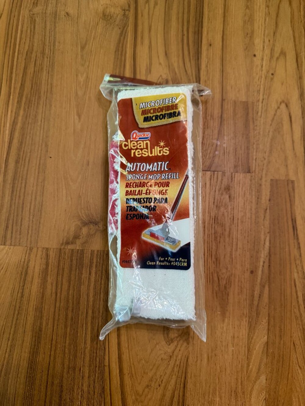 NEW Quickie Clean Results Type S Automatic Sponge Mop Head Refill #0442CR Sealed